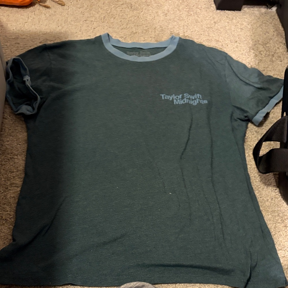 Taylor Swift Green Midnights Ringer Tee